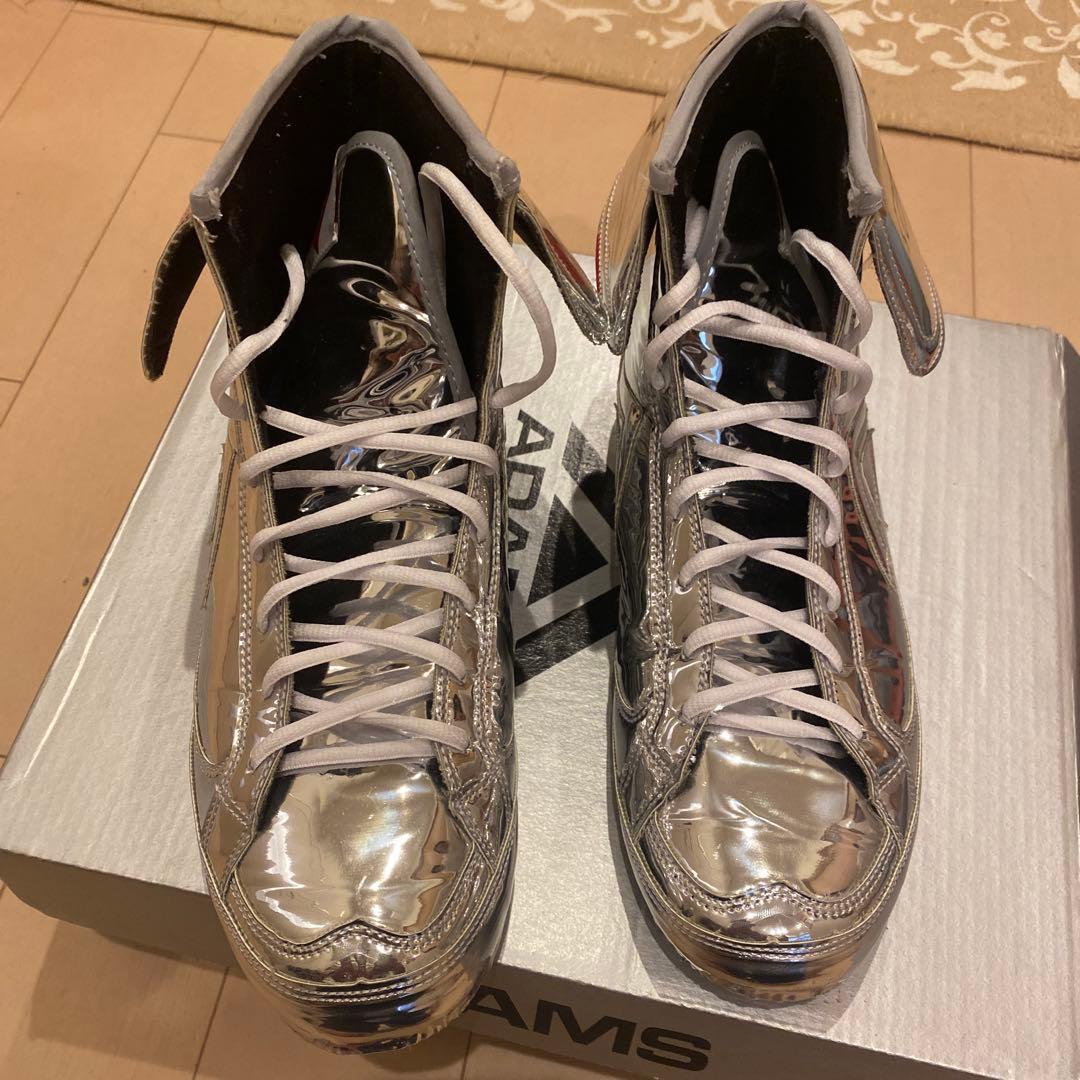 ADAMS シルバー ボクシングシューズ