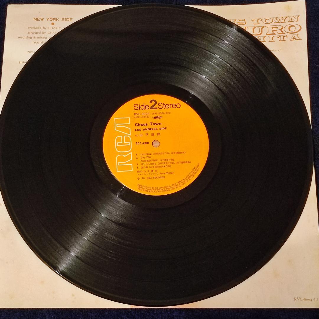 山下達郎　CIRCUS TOWN　1976年オリジナル盤　LPレコード
