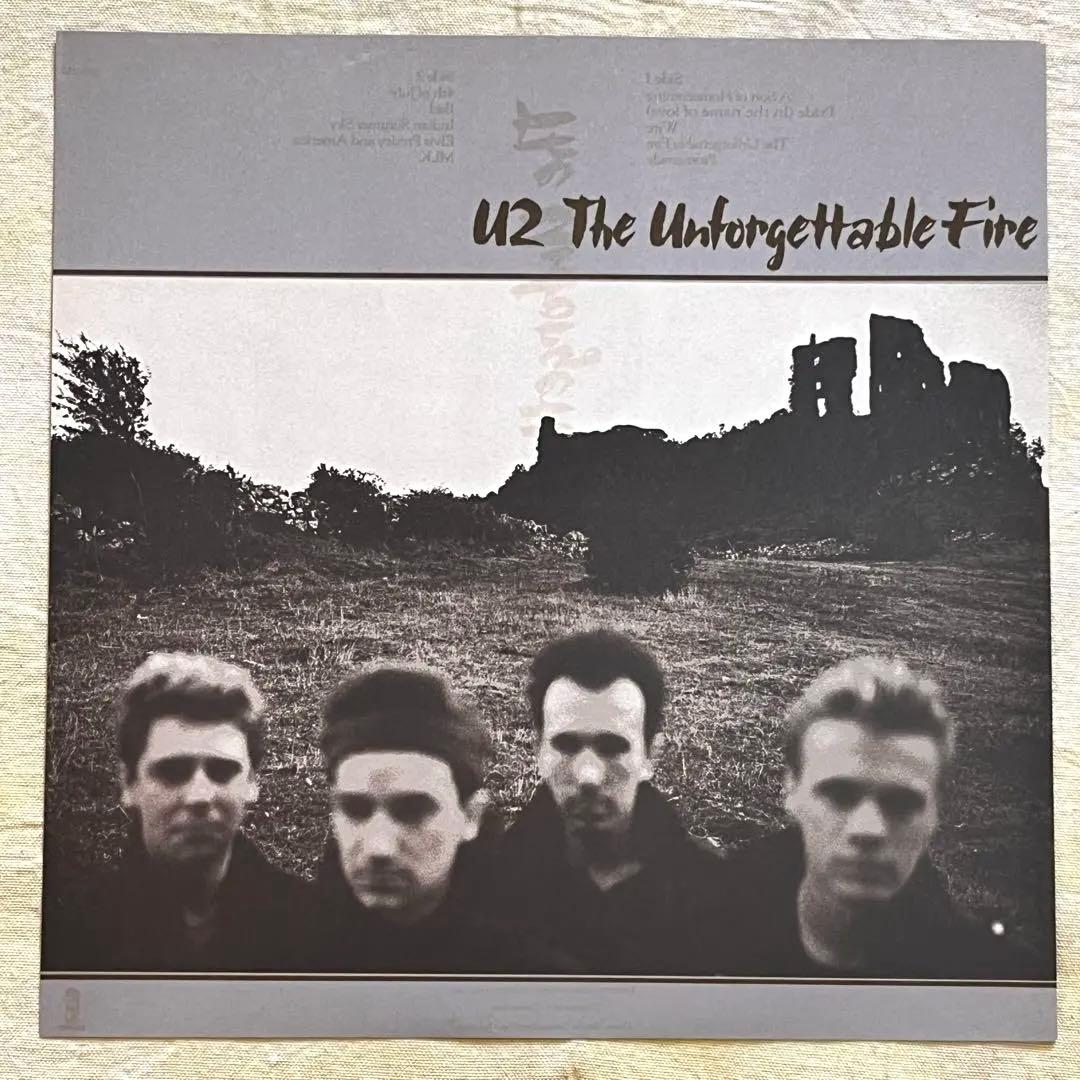 プロモ LP 帯 U2 THE UNFORGETTABLE FIRE