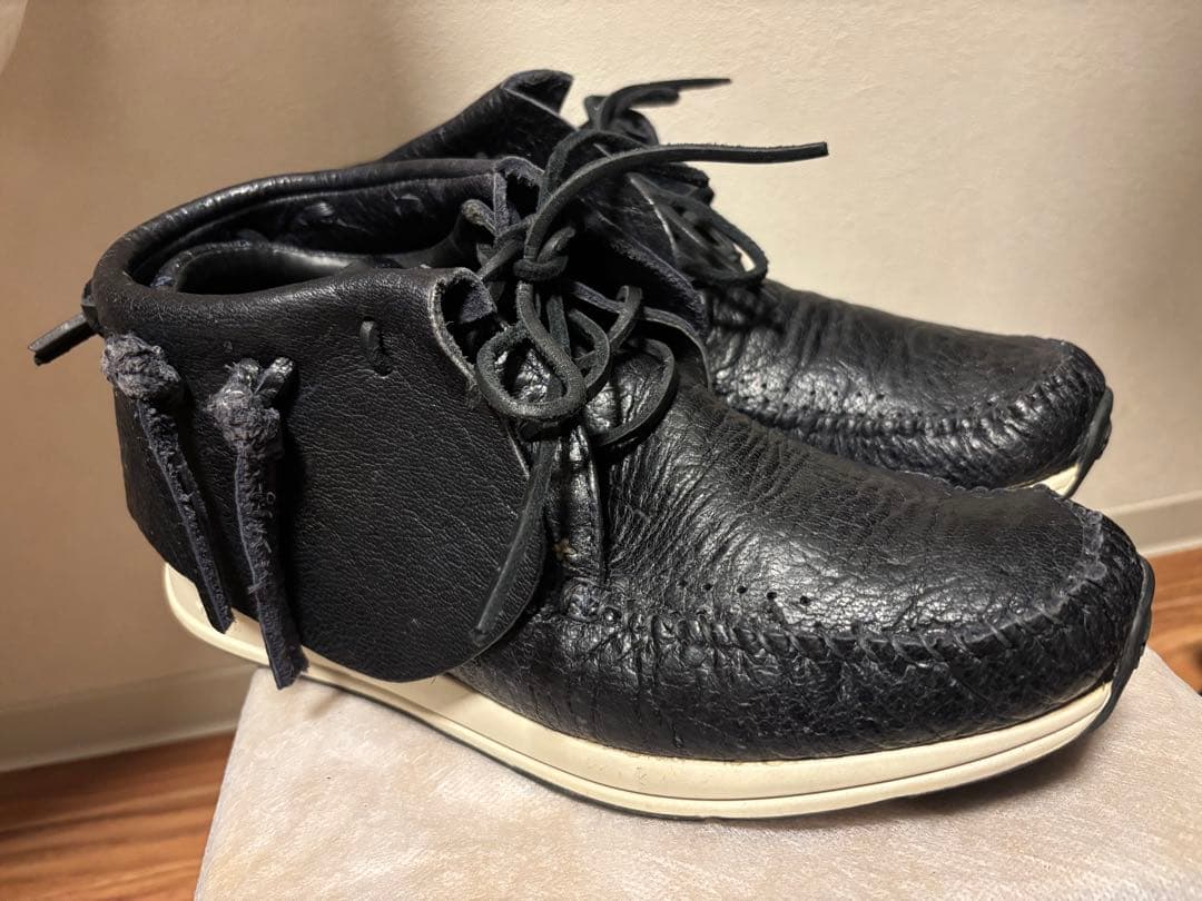 VISVIM FBT 日本製　黒　ビズビム　ヴィズヴィム　スニーカー　モカシン