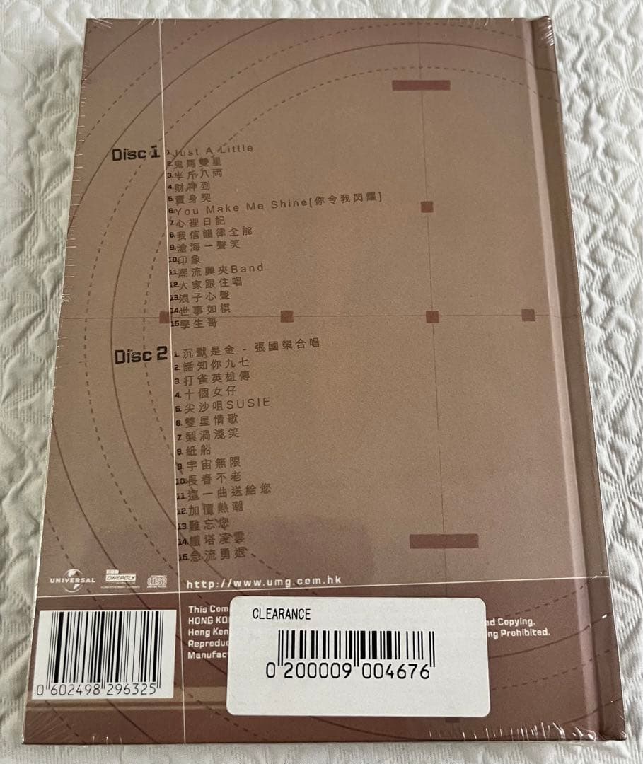 香港　俳優・歌手　許冠傑サミュエル・ホイのCD２枚組　未開封新品