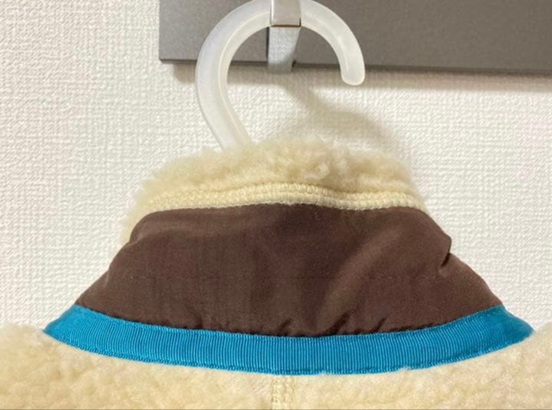 美品　Patagonia パタゴニア レトロX ベスト クリームx濃茶xブルー再