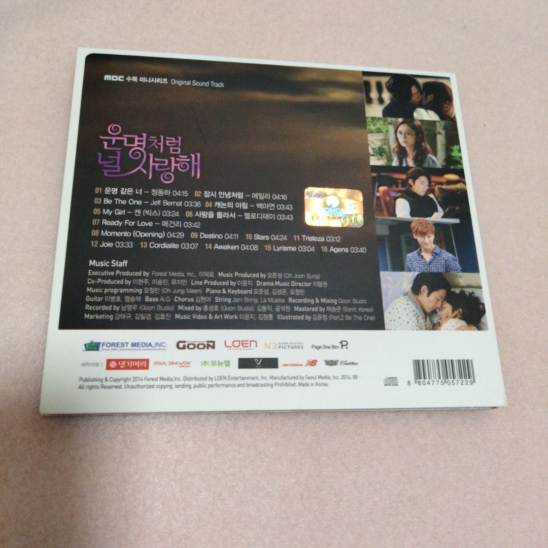 韓国ドラマ　運命のように君を愛してる　 OST
