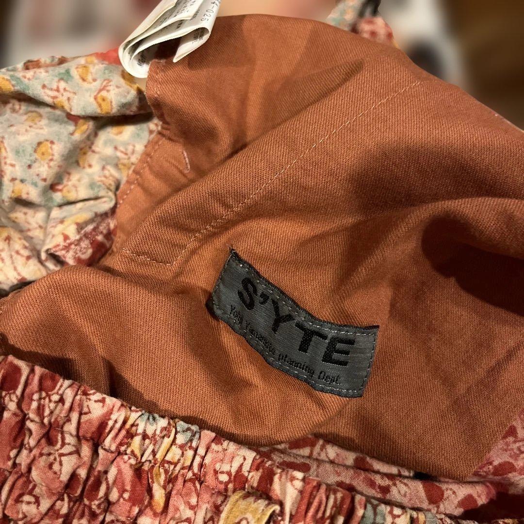 yohji yamamoto s'yte 総柄 サルエルパンツ 3