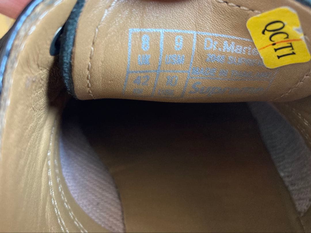 完売 Supreme Dr.Martens SPLIT TOE 5-EYE