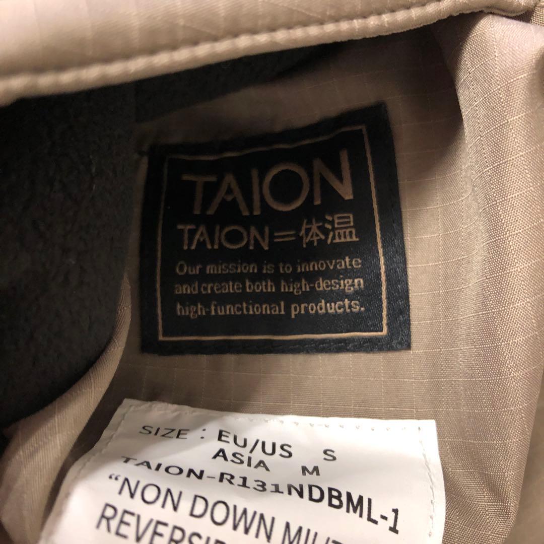 TAION タイオン 古着 ノンダウン ミリタリー リバーシブル ボア パンツ