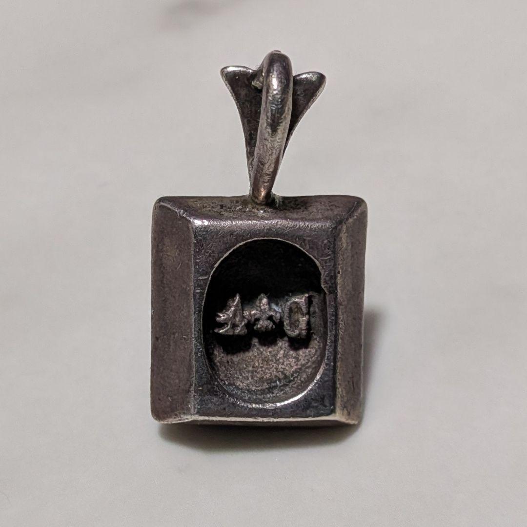 A＆G スカルネックレス ペンダントトップ SILVER925 ビンテージ