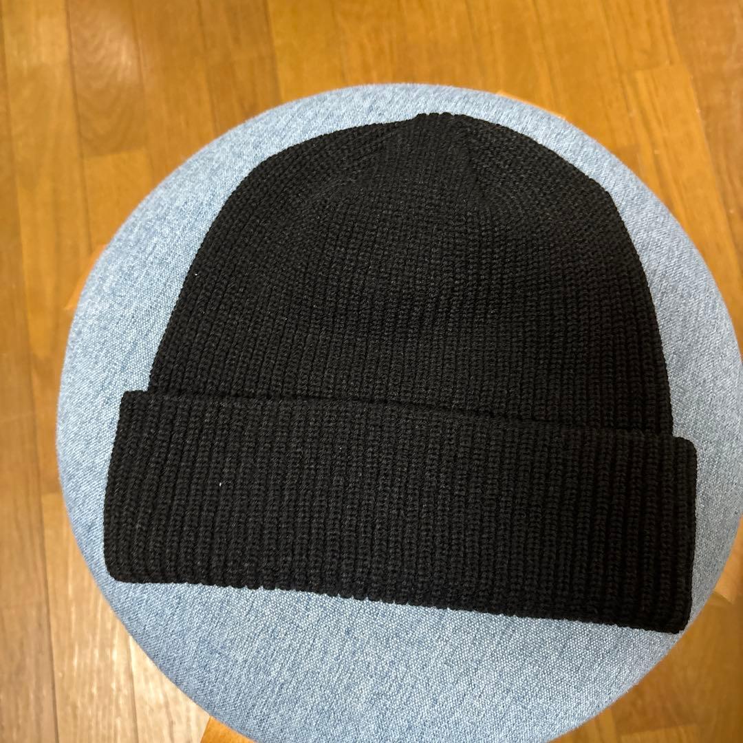 Supreme ブラック ニット帽　ビーニー