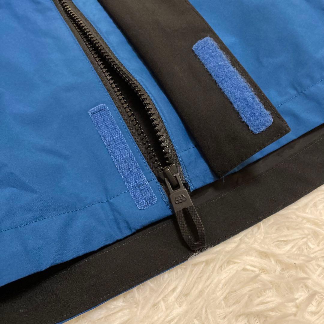 【美品】686 シックスエイトシックス ゴアテックス ジャケット ブルー S