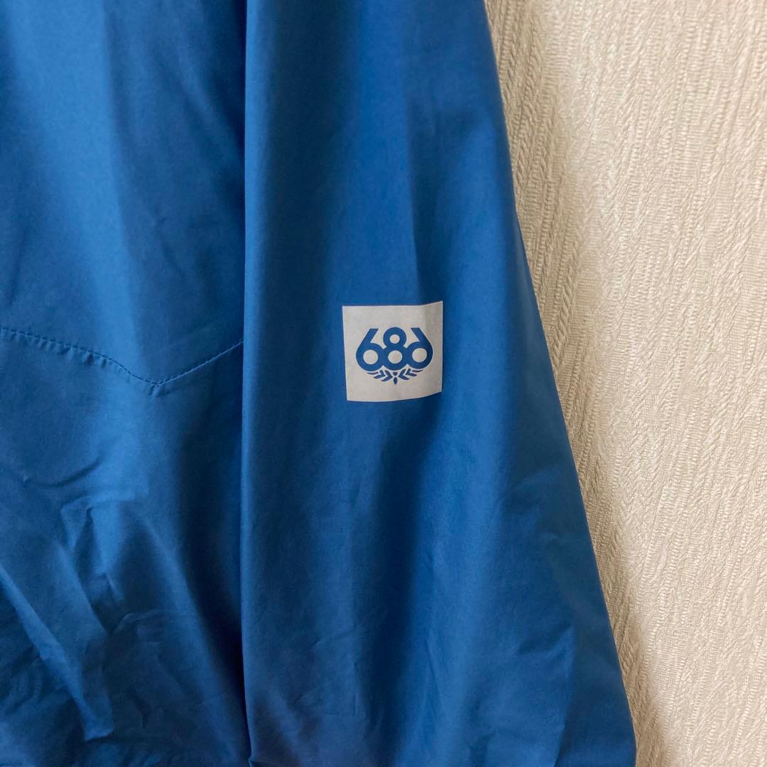 【美品】686 シックスエイトシックス ゴアテックス ジャケット ブルー S