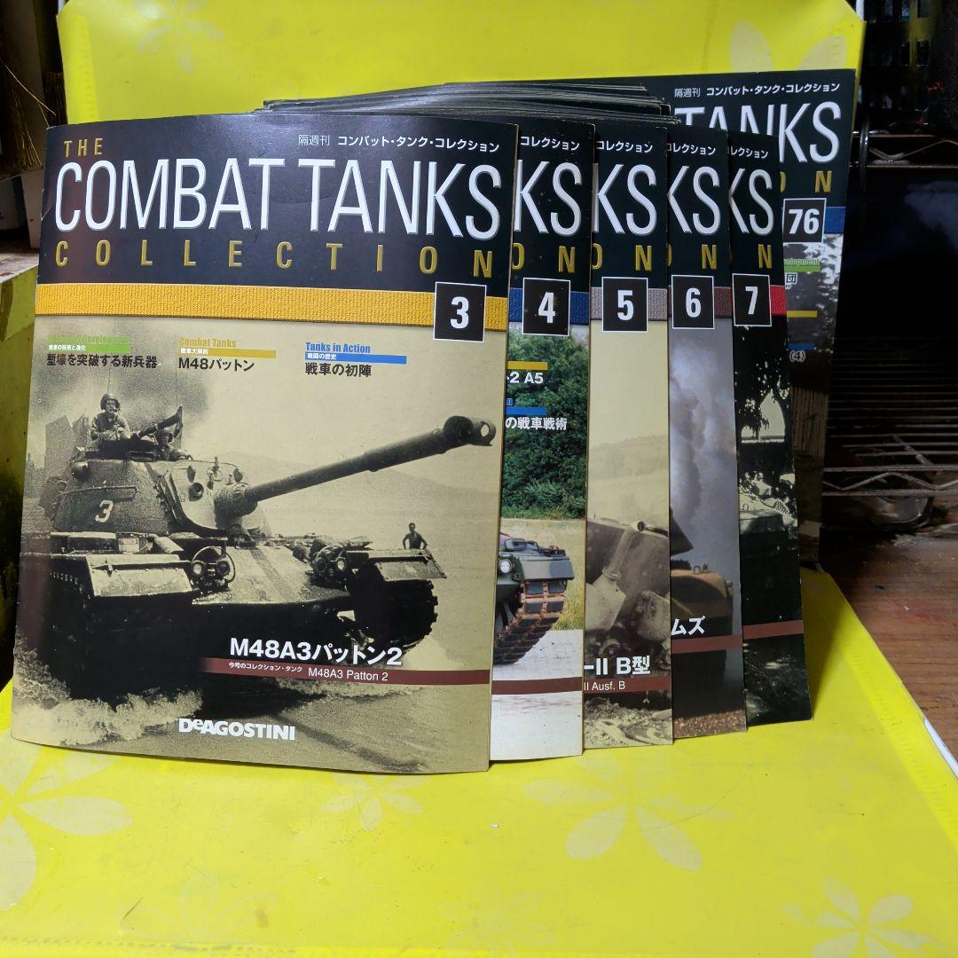 THE COMBAT TANKS COLLECTION 3-76号連続73巻纏。