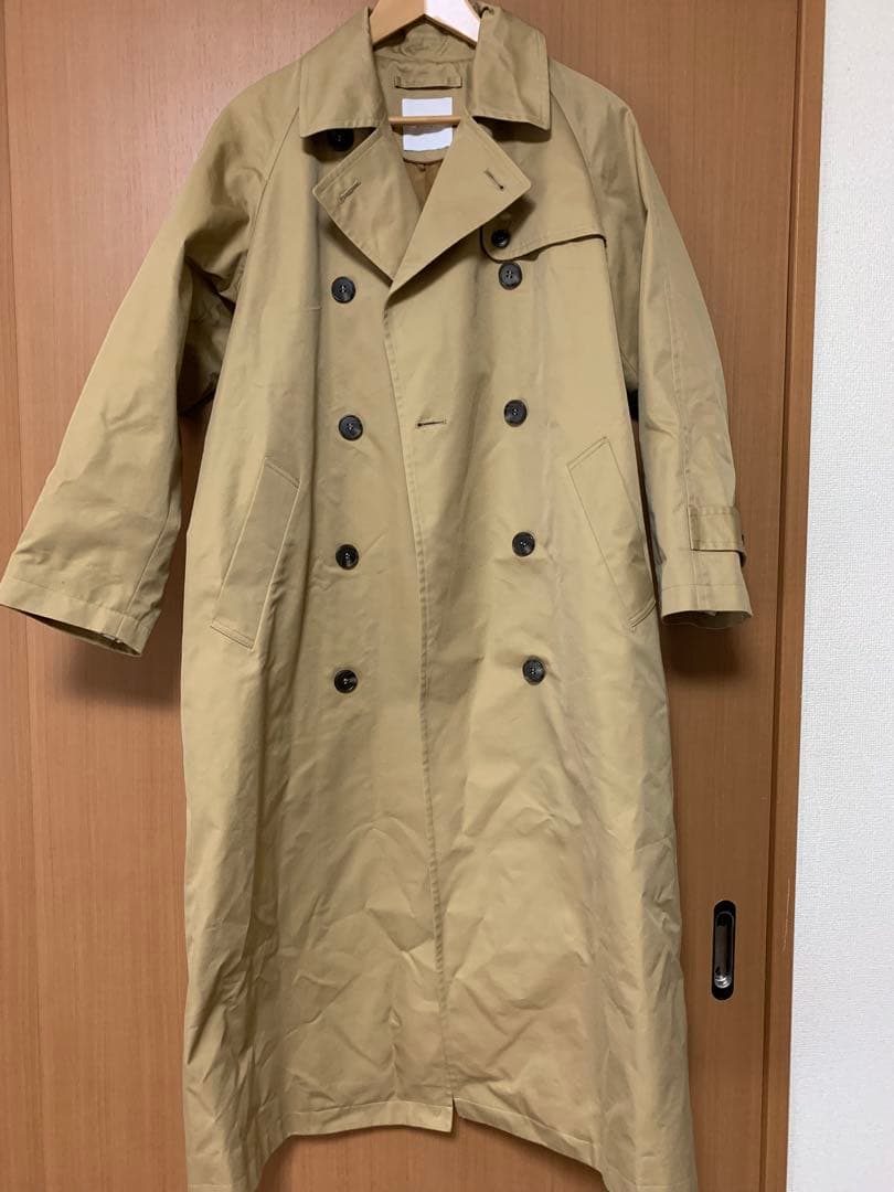 spick&span オーバーサイズドモダンラグラントレンチコート※訳あり