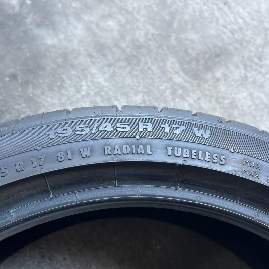 ほぼ新品　195/45R17 Continental SportContact5