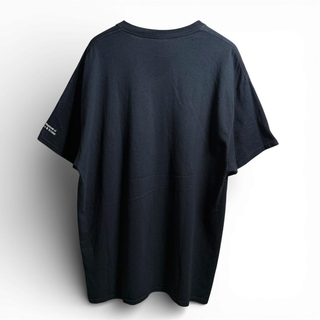 古着 00s 周期表 サイエンス Tシャツ XL ブラック D02