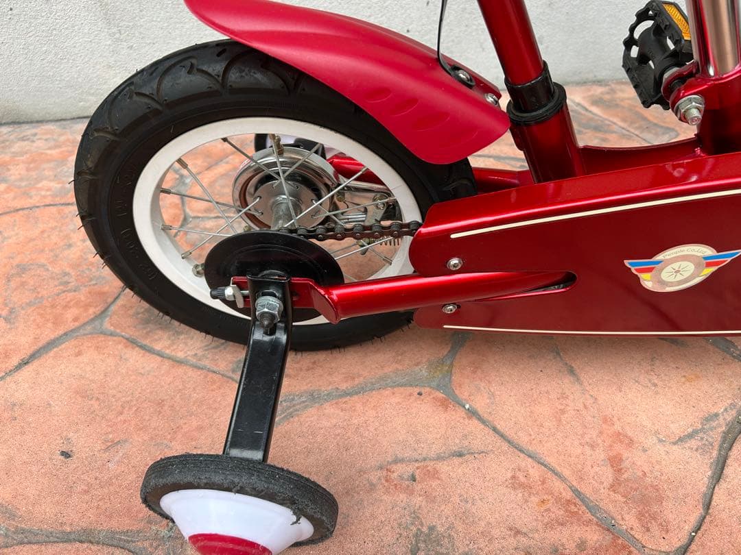 【さすけ】　子供　自転車　people 12インチ　赤　引き取り限定