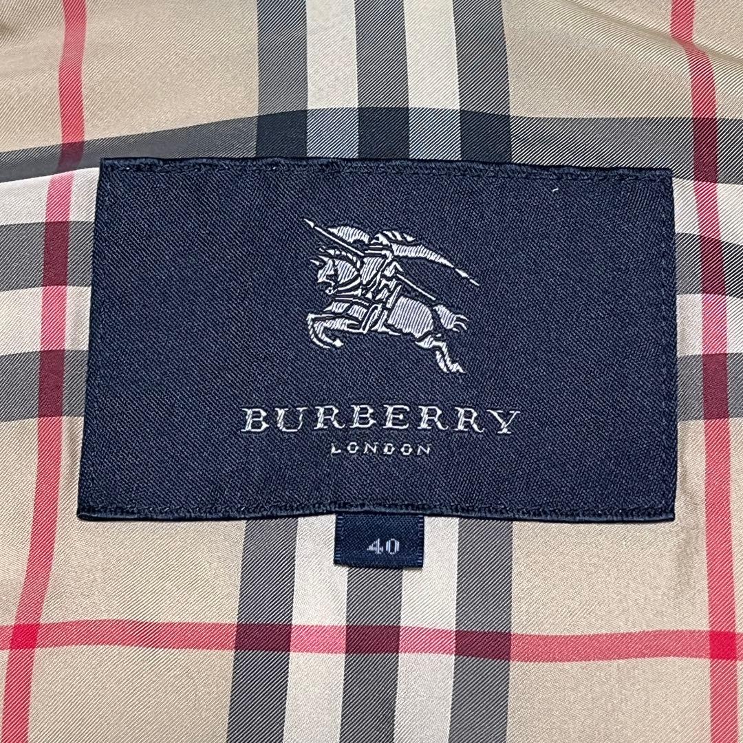 ★美品★BURBERRY LONDON★ナイロントレンチコート★40★イエロー★