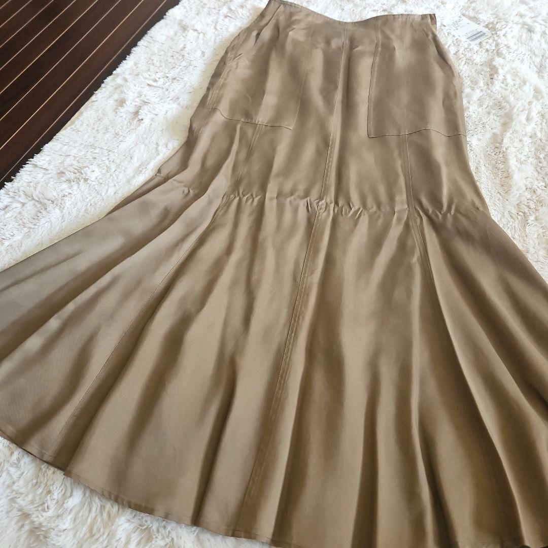 ♡NOBLE♡☆新品未使用ウォッシュドキュプラマーメイドスカート38