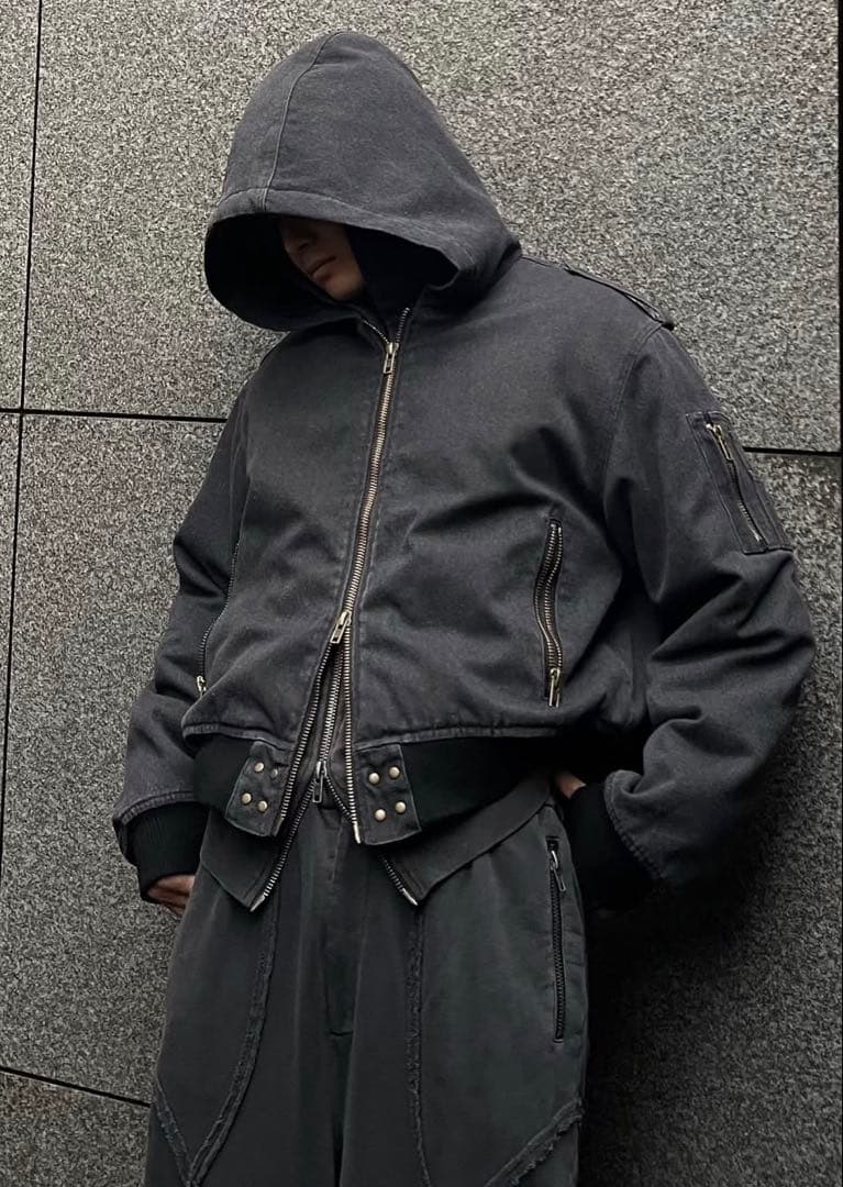 ジャケット・アウター ANDER HUNK/Short Duck Hood Jacket