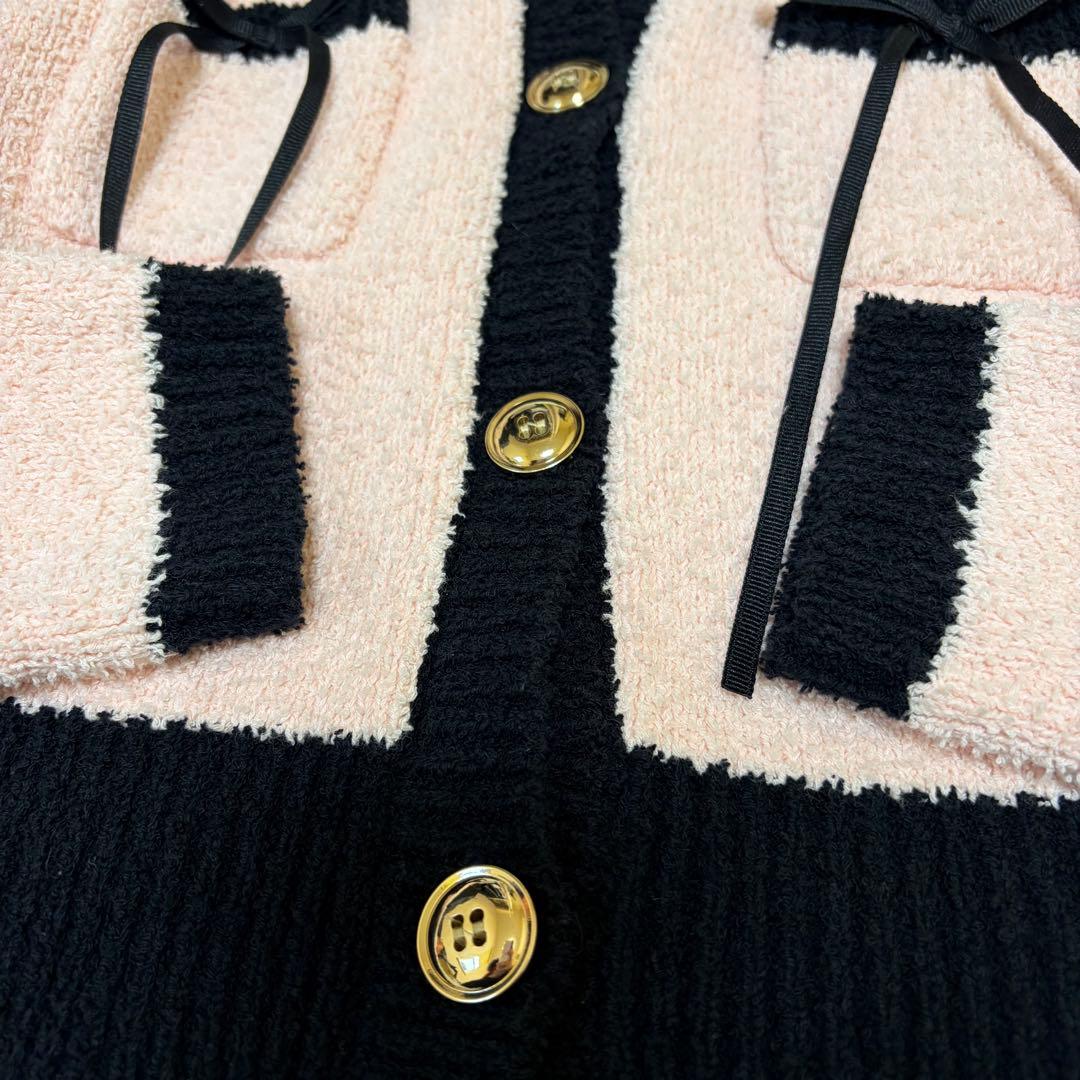épine piping ribbon cardigan