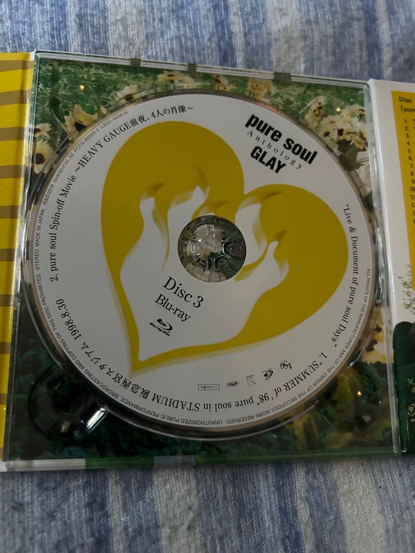 GLAY pure soul Anthology CD+Blu-ray 3枚組