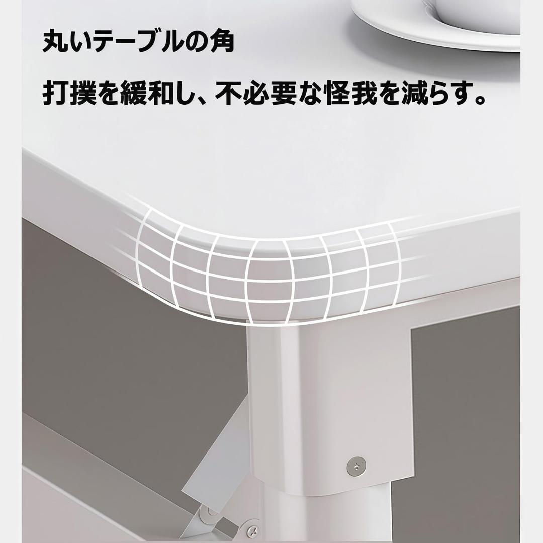 折りたたみデスク⭐️パソコンデスク 80×50㎝ 組立不要 机 リモートワーク