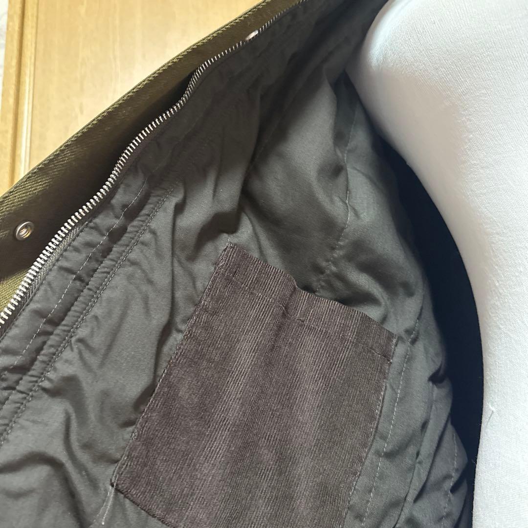 タイムセール‼︎新品　ZARA ワックスフィニッシュ　コーデュロイ　ミリタリー