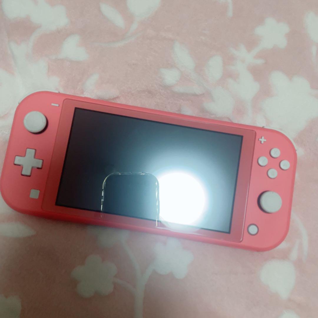 Nintendo Switch Lite ピンク 本体と充電器箱付き