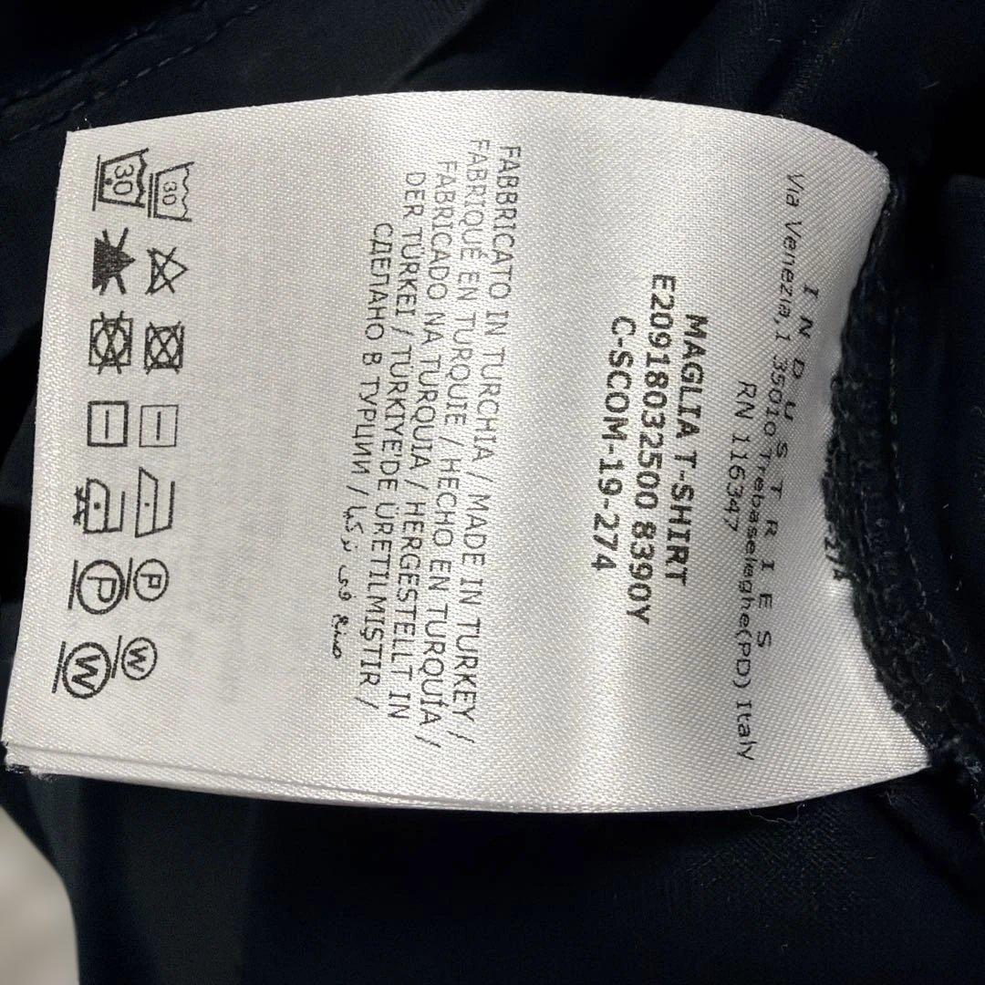 【確実正規品】MONCLER モンクレール ダブルワッペン Tシャツ 黒 L