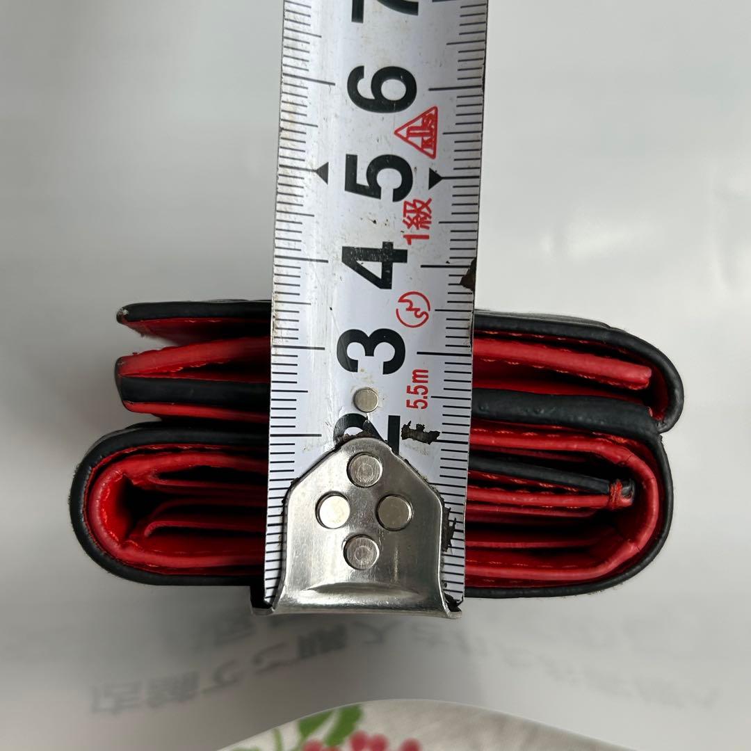 Bottega Veneta黒 レザー 三つ折り財布