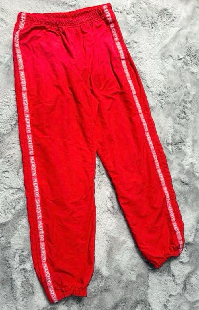Supreme シュプリーム パンツ クラシックロゴ トラックパンツ レッド