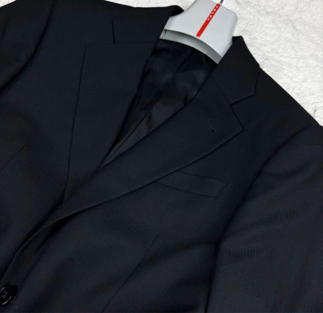 新品タグ付き ARMANI COLLEZIONI スーツ セットアップ　ブラック