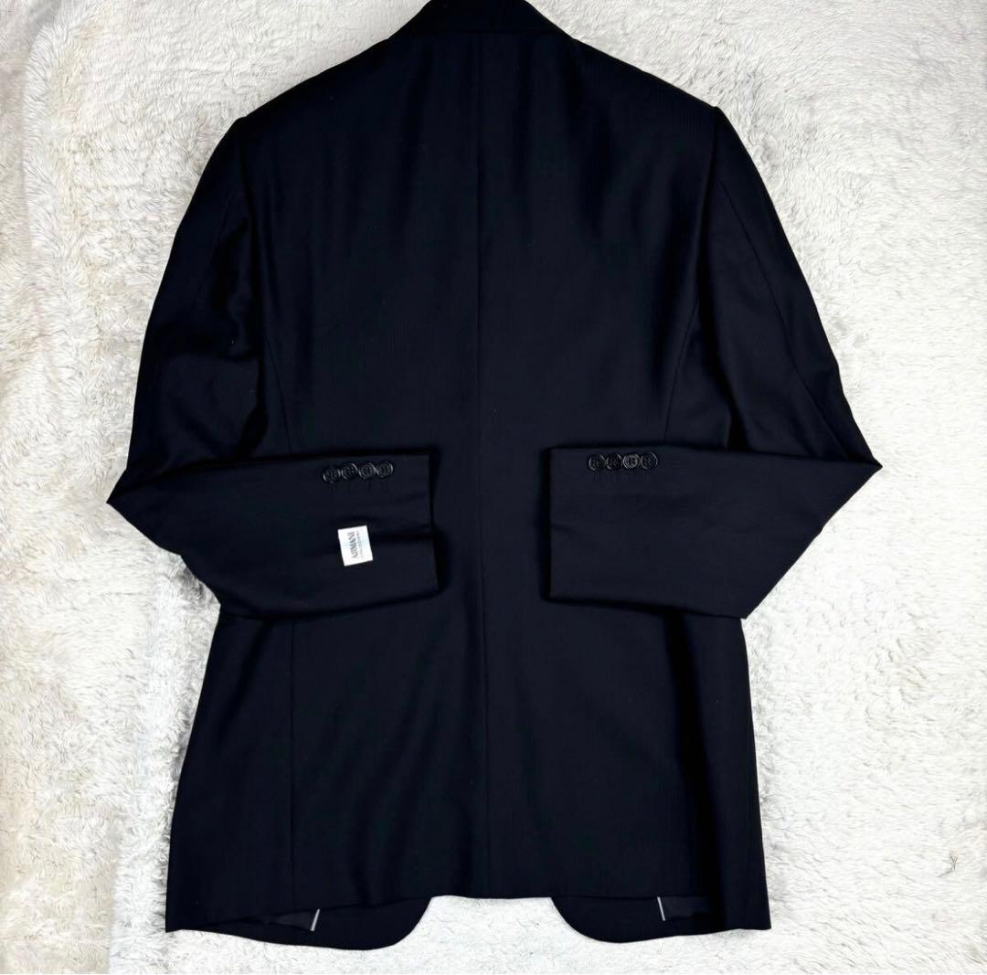 新品タグ付き ARMANI COLLEZIONI スーツ セットアップ　ブラック
