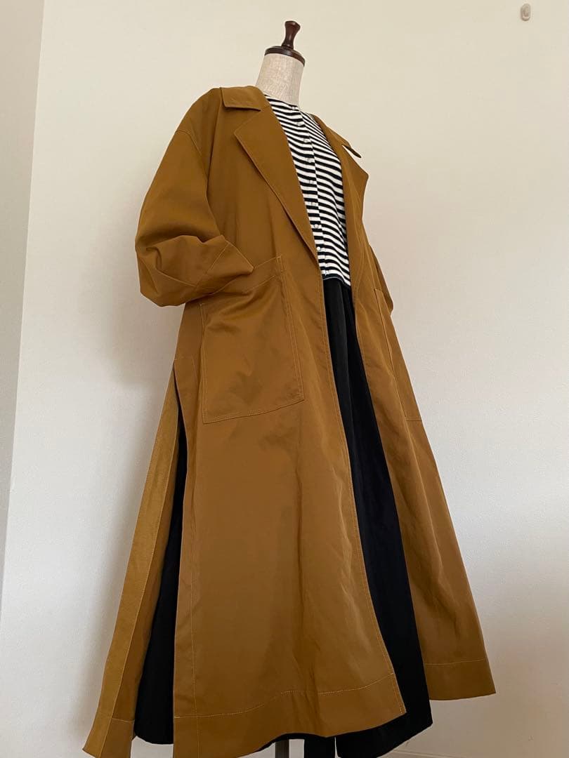 【プラージュ】レジェーロルガスリットコート＋Whim Gazetteベルト