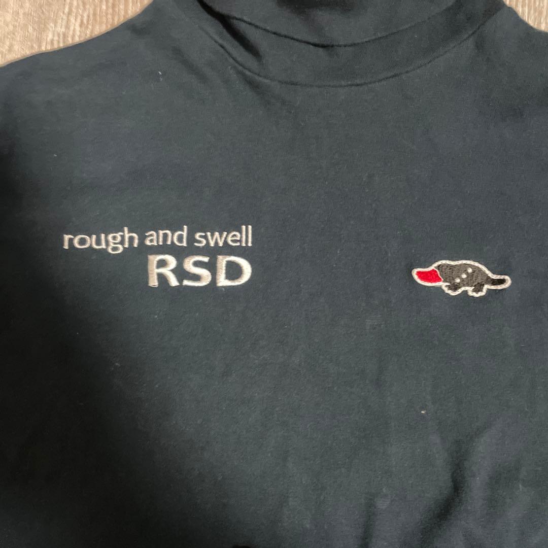 rough&swell ラフアンドスウェル　タートルネック長袖シャツ　ネイビー