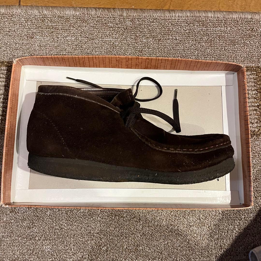 Clarks ワラビー ブラウン モカシン靴
