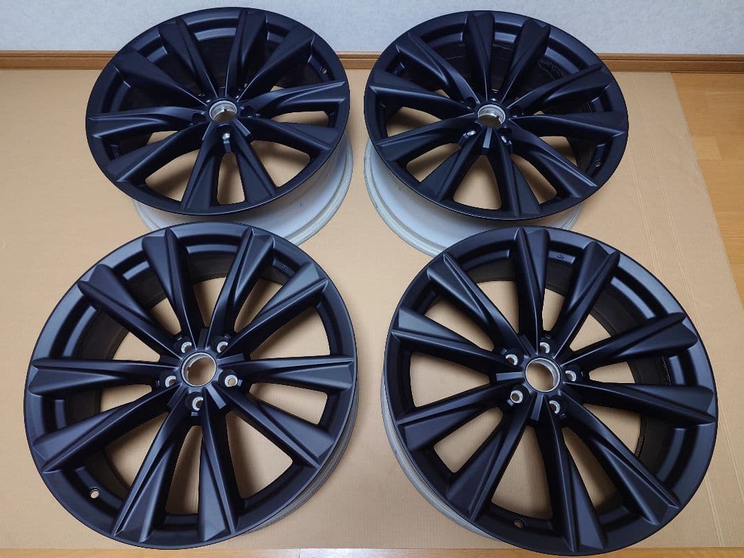 レクサス新型RX500h純正21インチ マットブラック ホイール ４本