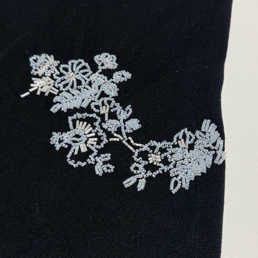 希少 KEITA MARUYAMA ビーズ刺繍コットンワンピース M