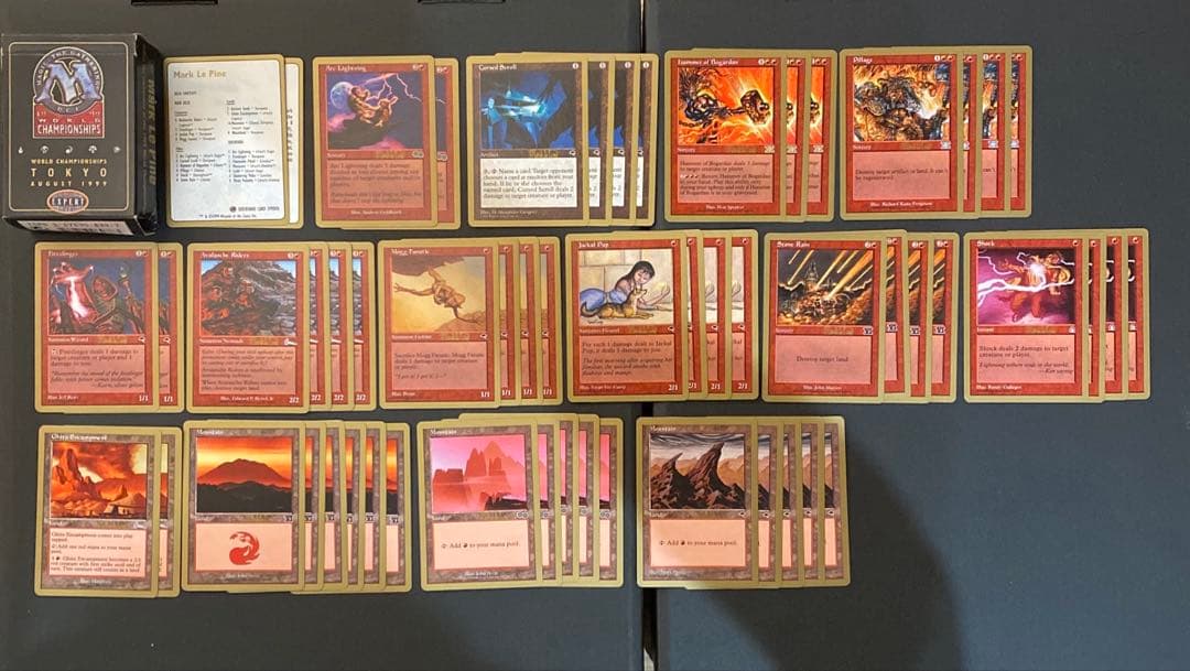 MTG 金枠 worlds championship1999デッキ まとめ売り