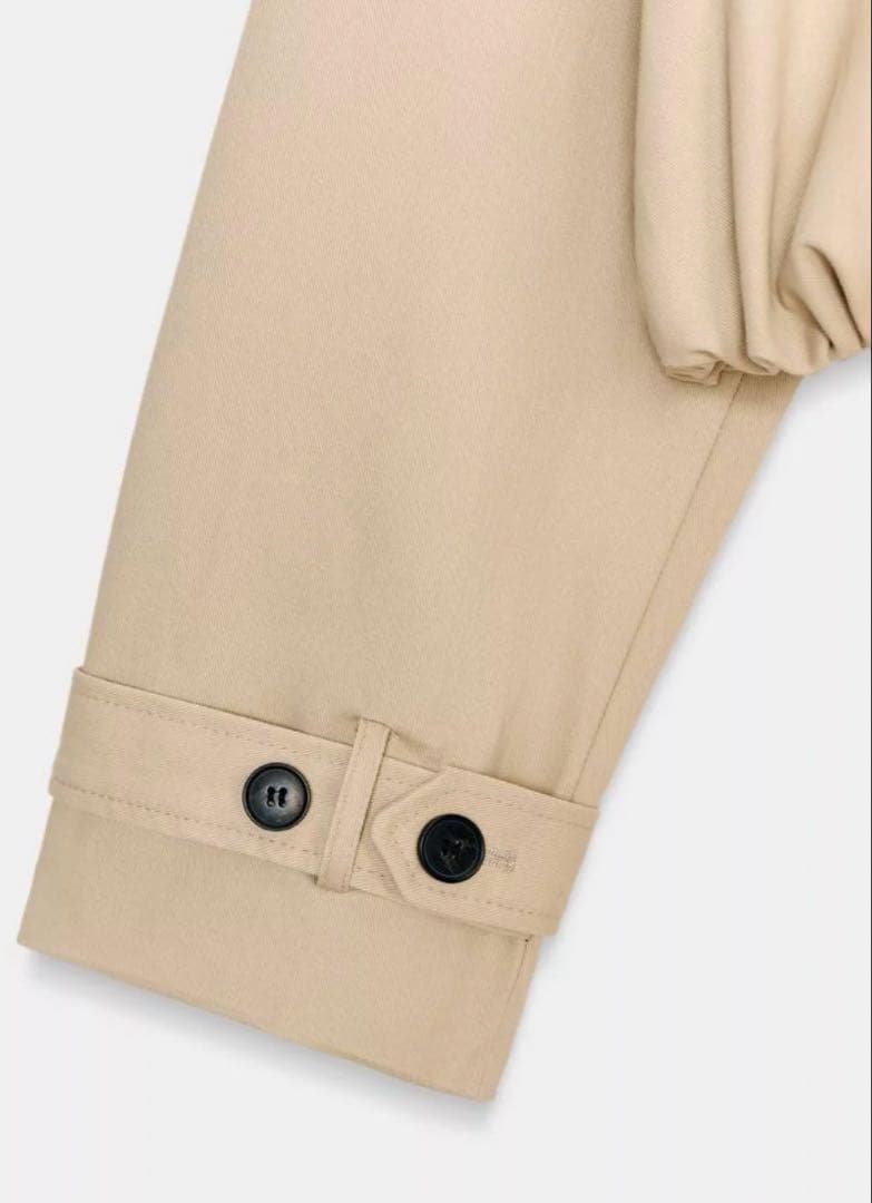 完売品 ZARA ザラ バルーン ショートトレンチ S 美品