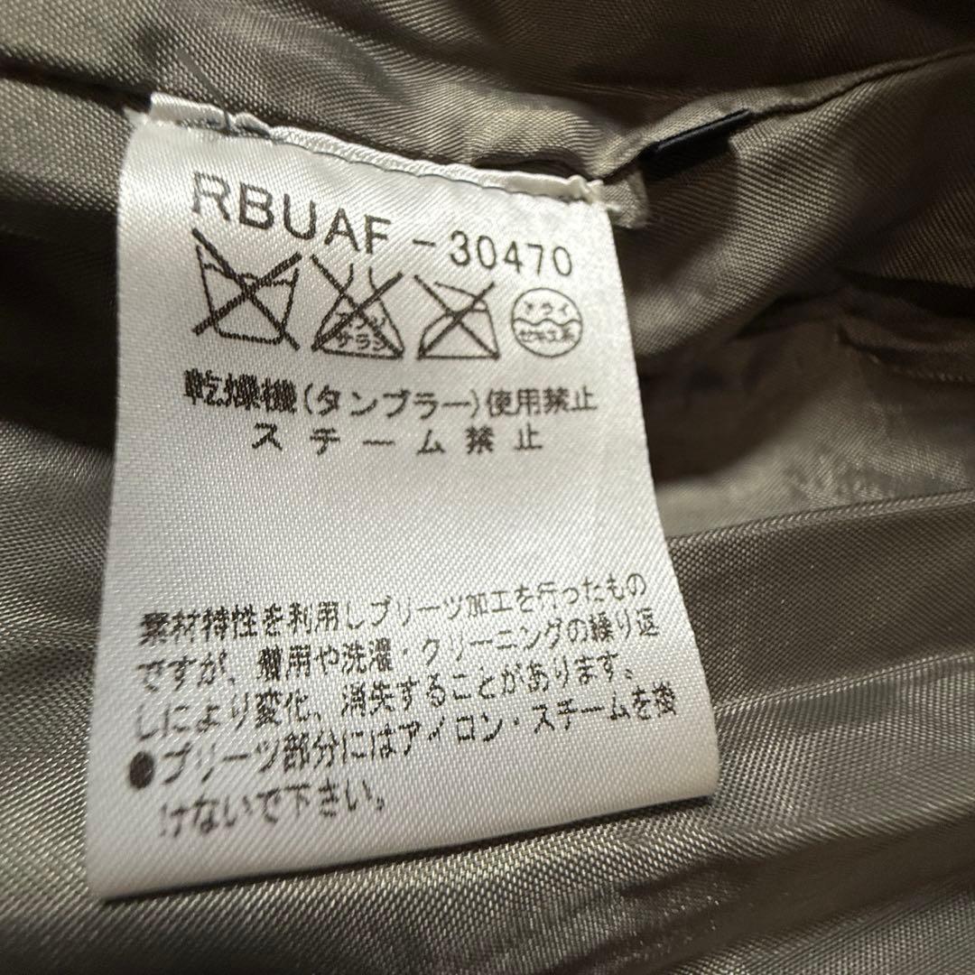 HIROKO BIS プリーツ加工 コート チェック ベルト付きコート 9 春