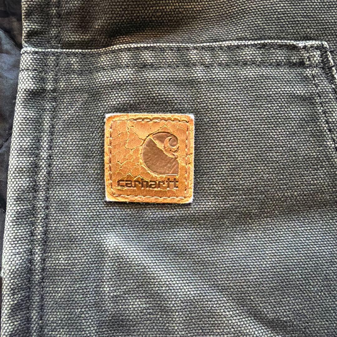 Carhartt フード付きベスト S ダークグレー