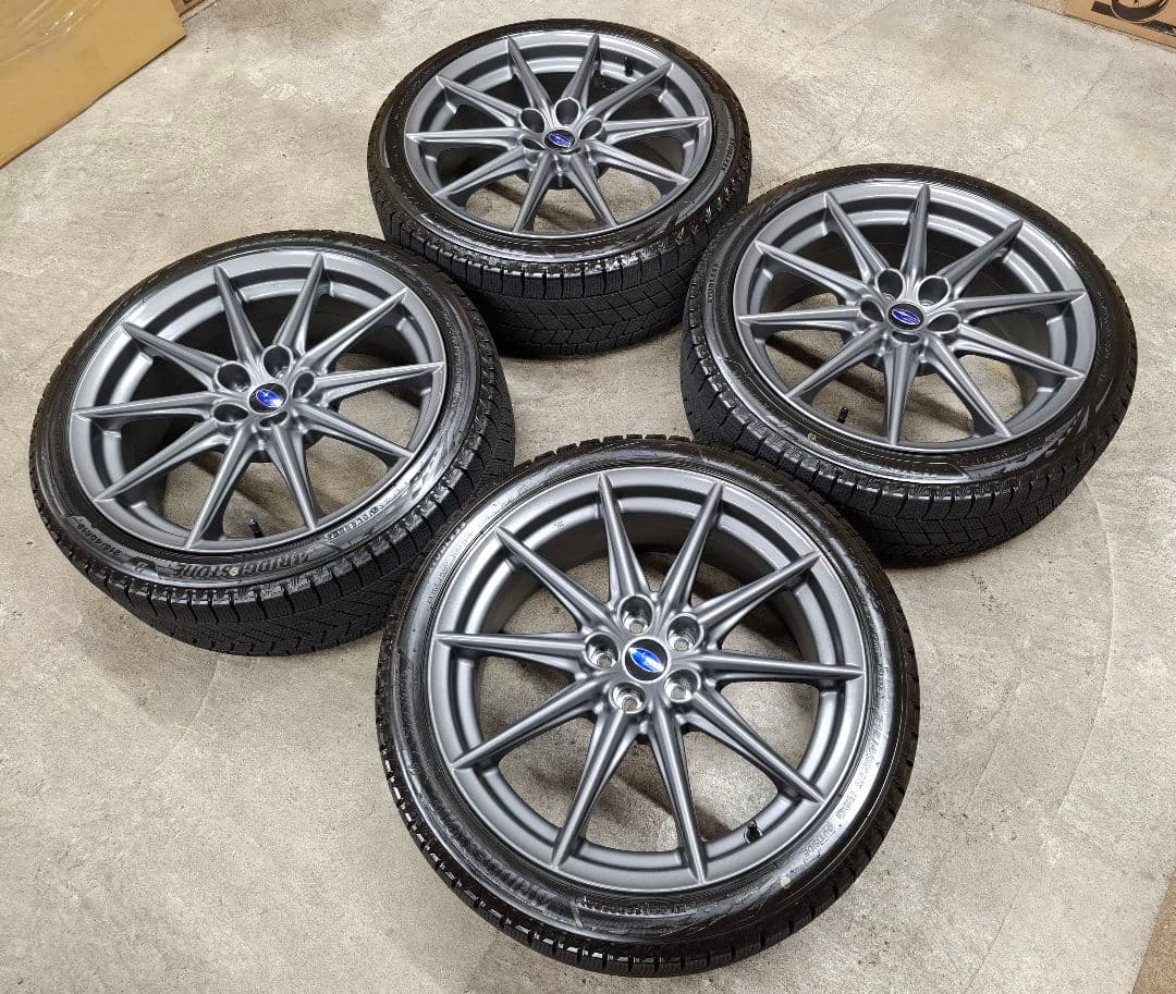 【極上品】スバル BRZ 純正 ホイールタイヤ 2022年 スタッドレス 86
