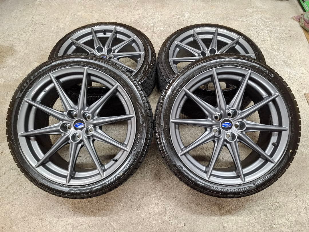 【極上品】スバル BRZ 純正 ホイールタイヤ 2022年 スタッドレス 86