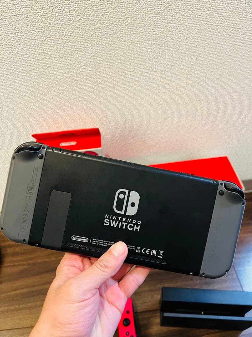 Nintendo Switch 本体 グレー+Joy-Con2個+マリパセット
