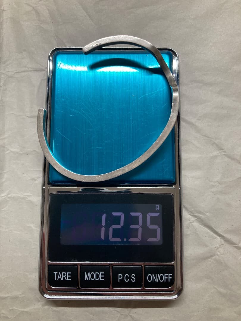 刻印 純銀 99.99 フォーナイン JAPAN シルバー バングル