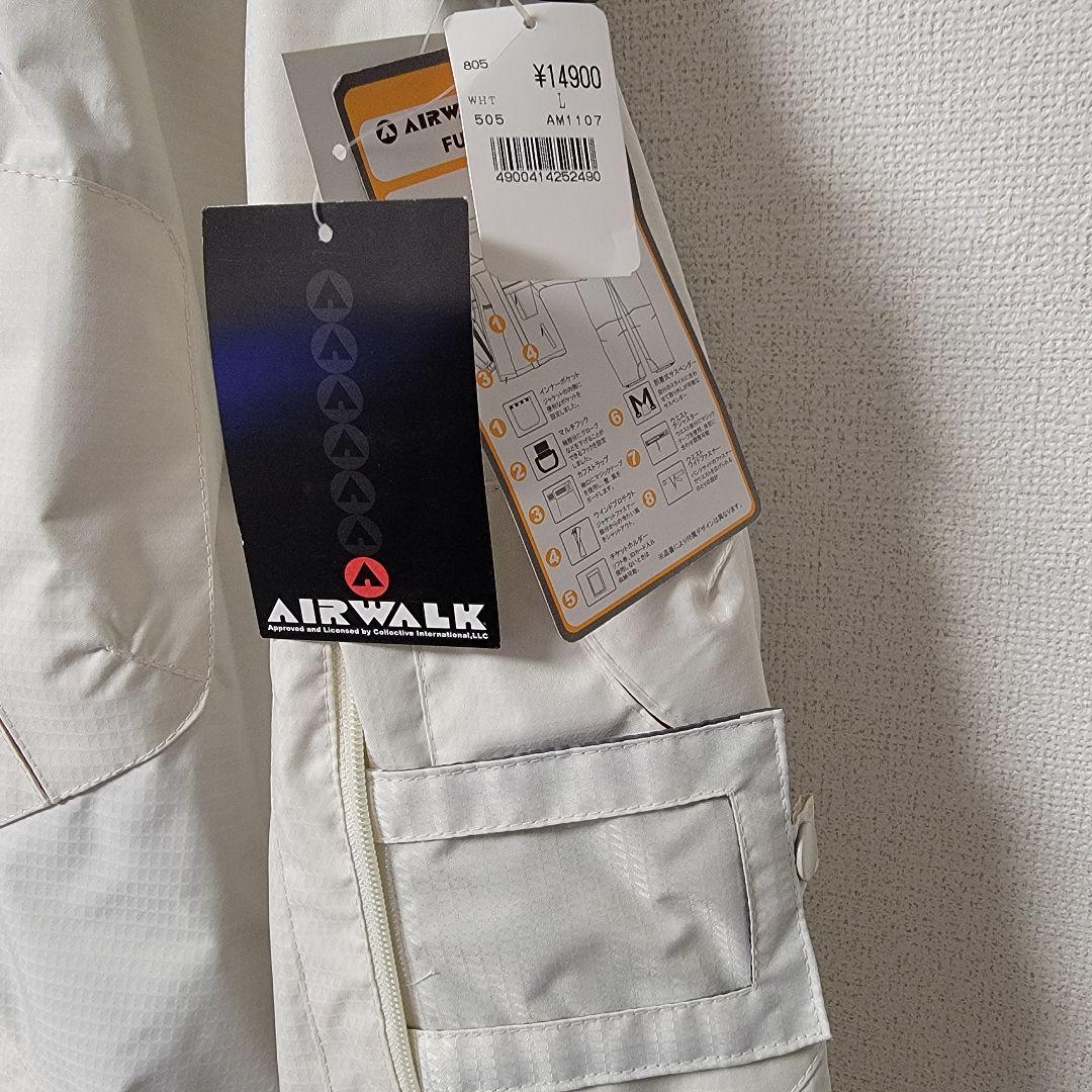 【新品未使用・タグ付き】スノーウェア　ジャケット　AIRWALK　オフホワイト