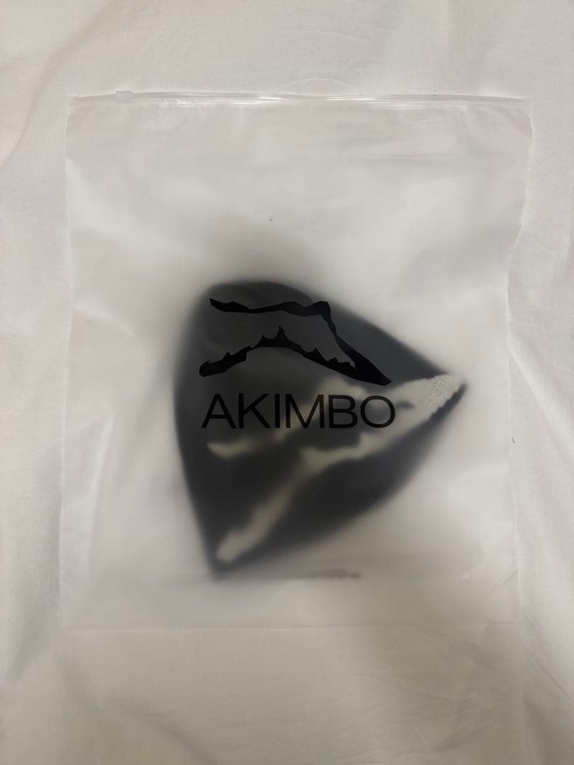 akimbo RANGE SKULL CAP2セットBLACK CHARCOAL