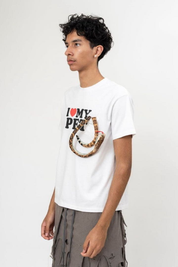 S*5様 doublet i love pet t shirts white L