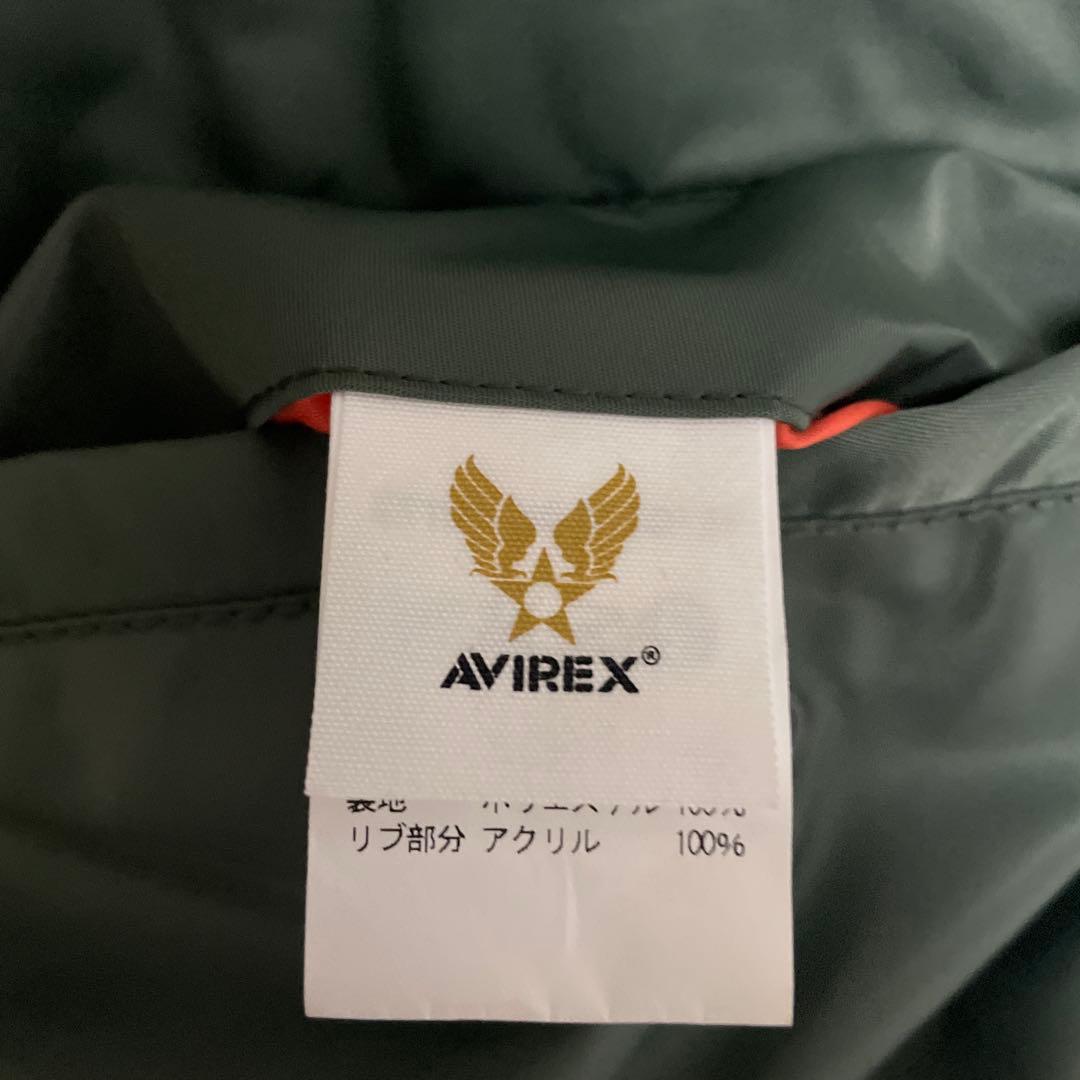 【ほぼ未使用】AVIREX MA-1 フライトジャケット XL オリーブグリーン