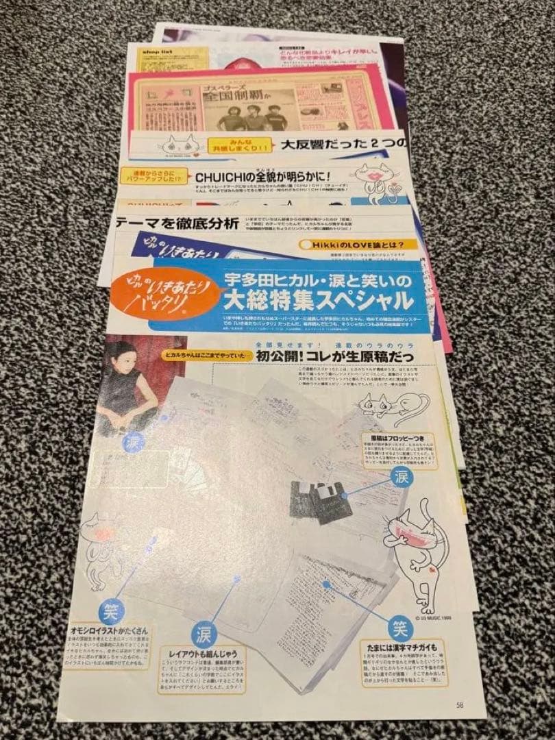 【美品】宇多田ヒカル BOHEMIAN SUMMER 2000 パンフレットなど